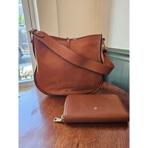 Spartina 449 Leather Siren Hattie Hobo shoulder bag purse and matching Wallet